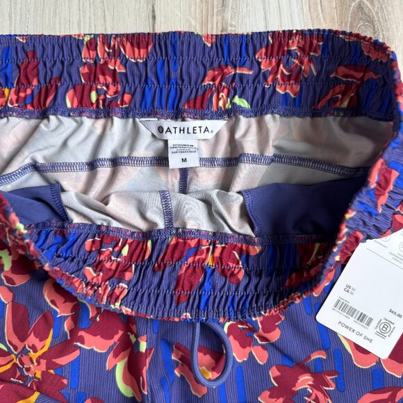 Athleta Women's Floral Print Crossroads Short Size Medium NWT - Picture 7 of 9